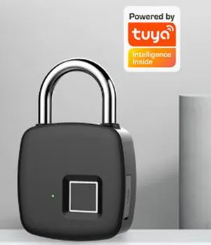 P30+ Tuya Smart Biometrický snímač Odtlačkov Heslo Keyless Ubytovni Dverí Zamky Bluetooth-kompatibilné 4.1 Prenosné Anti-theft Bezpečnosti
