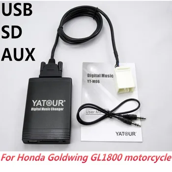 Yatour Digitálny Hudobný Menič, Auto Audio Rozhranie pre Honda GL1800 Goldwing Motocykel, MP3, USB, SD, AUX Adaptér Bluetooth