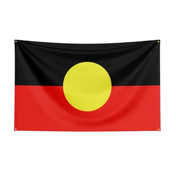 90x150cm Austrálsky Domorodci Vlajka Polyester Vytlačené Banner Pre Decor 1