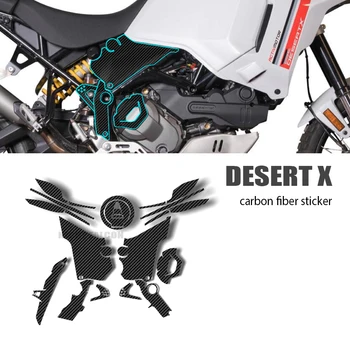 Pre Ducati Púšti X Nálepka Príslušenstvo DesertX 2022 Nálepky Motocykel Telo Z Uhlíkových Vlákien Ochranu Kotúča, Nálepka