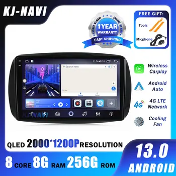 Android 13 Pre Mercedes, Smart 453 Fortwo 2014 - 2020 Autoradio Multimediálny Prehrávač QLED 2000*1200P Obrazovke Carplay autorádia