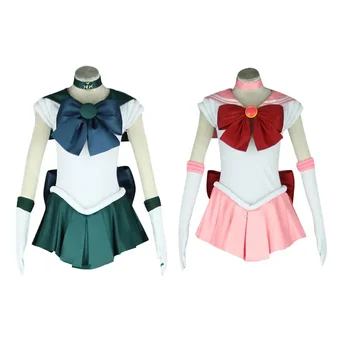 Dospelí, Deti Anime Cosplay Sailor Moon Kostým Parochňu Anime Tsukino Usagi Šaty Halloween Kostýmy Vyhovovali Parochňu Loli Oblečenie Strany Oblek