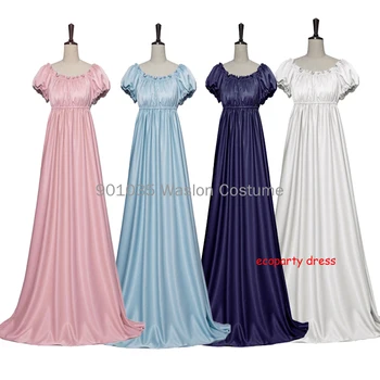 Daphne Šaty Viktoriánskej Efektné Šaty Regency Era Plesové Šaty, Vintage High Pása Jane Austen Šaty Cosplay Kostým
