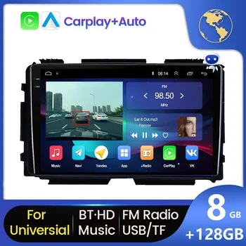 4G Android 13 Auto Rádio Multimediálny Prehrávač Videa Pre Honda Vezel HRV H V XRV 2015 - 2017 GPS Navigácie Carplay BT Č 2din DVD