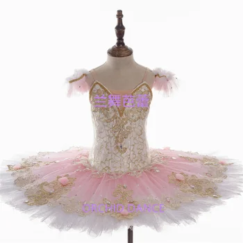 Súťaž Vysoko Kvalitné Profesionálne Vlastná Veľkosť Klasického Dospelých Dievčatá Ružová Vták Balet Tutu Kostýmy
